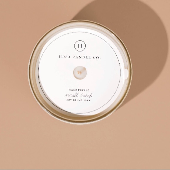 Hico Candle Company Tobacco Basket Candle - Picture 2 of 3